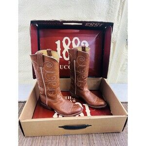 Lucchese 1882 Classic Ladies Handmade Boots L462383 Size 6 Brown